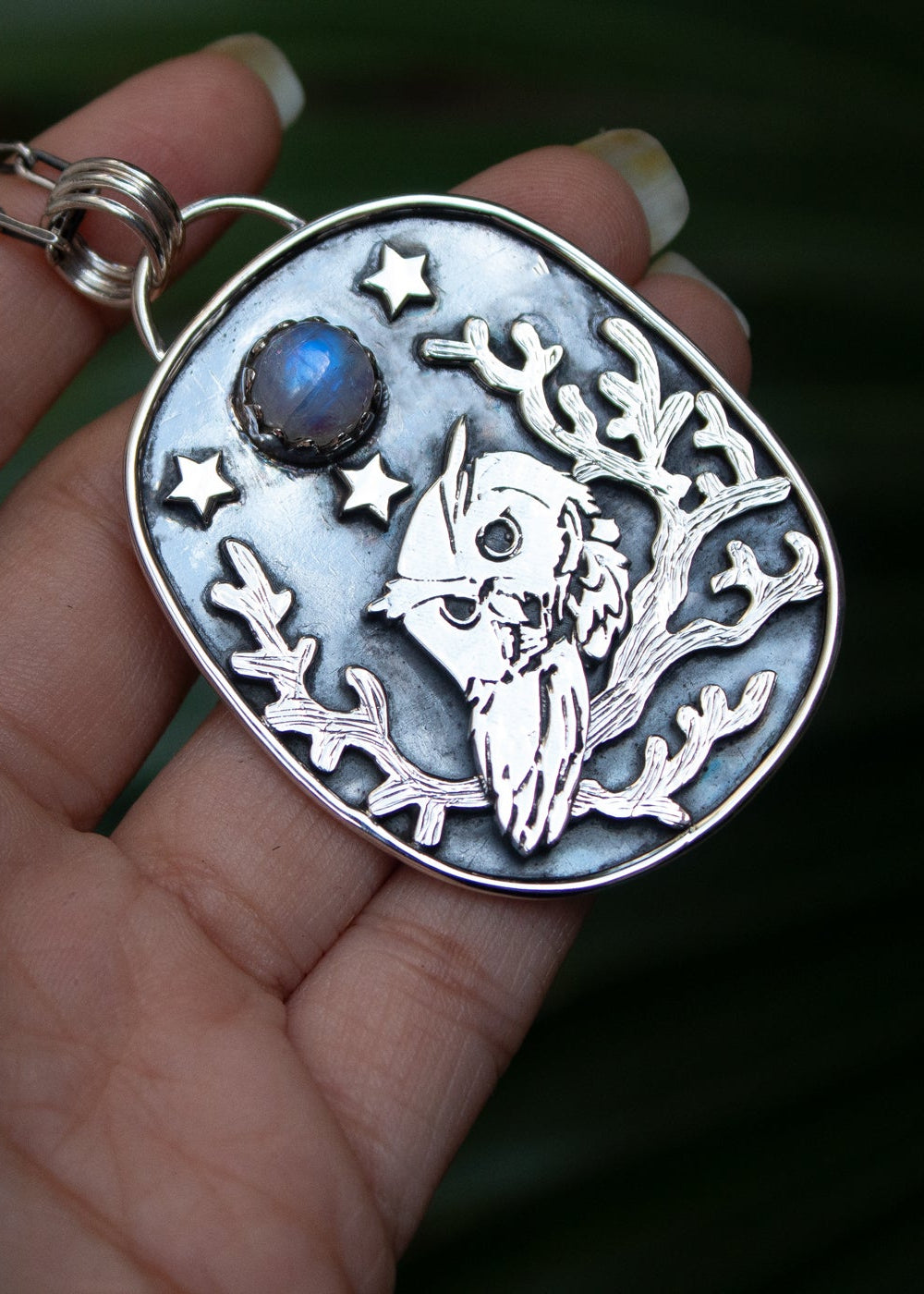 Night's Guardian Owl Pendant, AP-7042