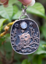 Night's Guardian Owl Pendant, AP-7042