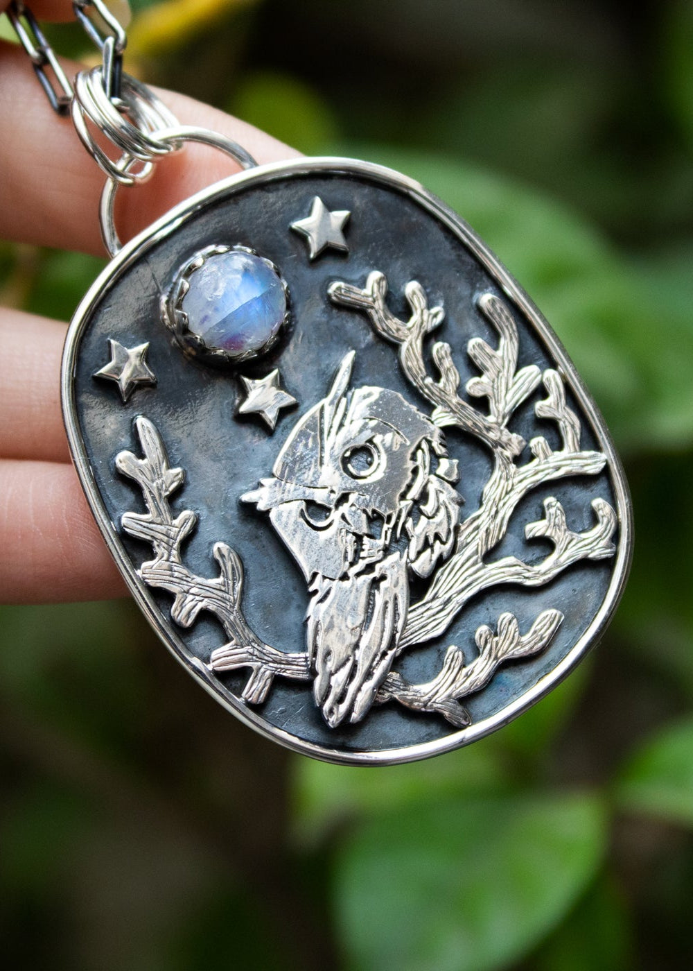 Night's Guardian Owl Pendant, AP-7042