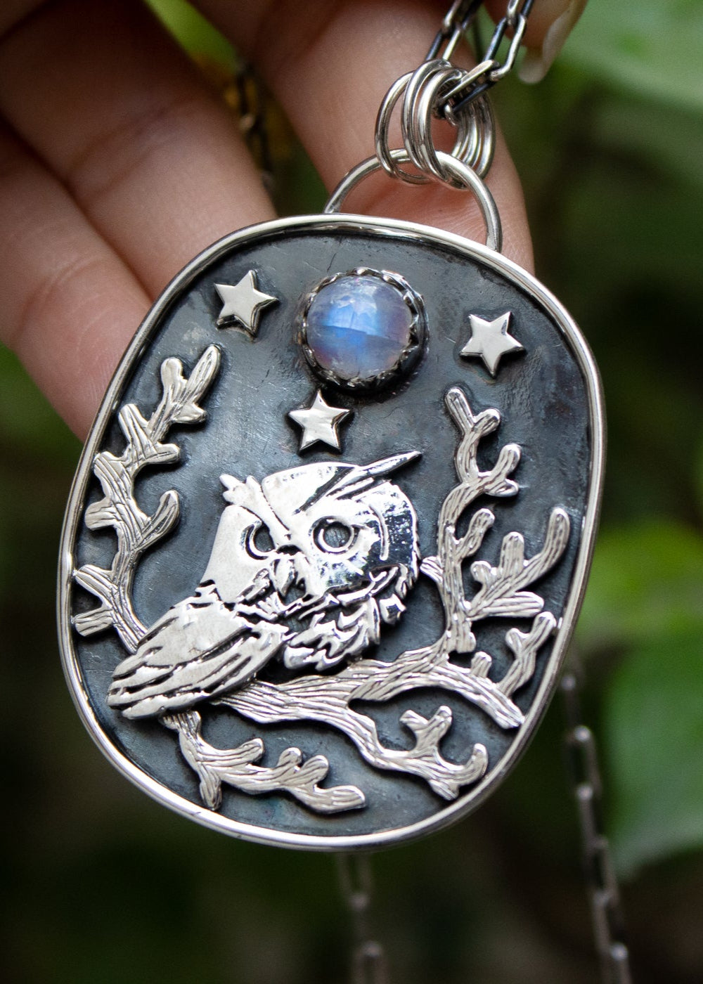 Night's Guardian Owl Pendant, AP-7042