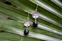 Black Onyx Snake Earrings AE-7075