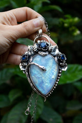 Serpent of Starlight: Moonstone Pendant, AP-7458