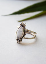 Bague céleste en pierre de lune, AR-6701