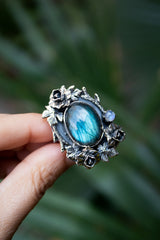 Garden of Shadows — Labradorite Ring, AR-7473