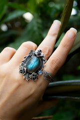 Garden of Shadows — Labradorite Ring, AR-7473