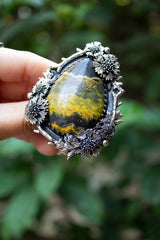 Sunlit Meadow — Bumblebee Jasper Ring, AR- 7477