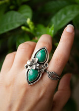 Anillo Boho Malaquita, AR-6705