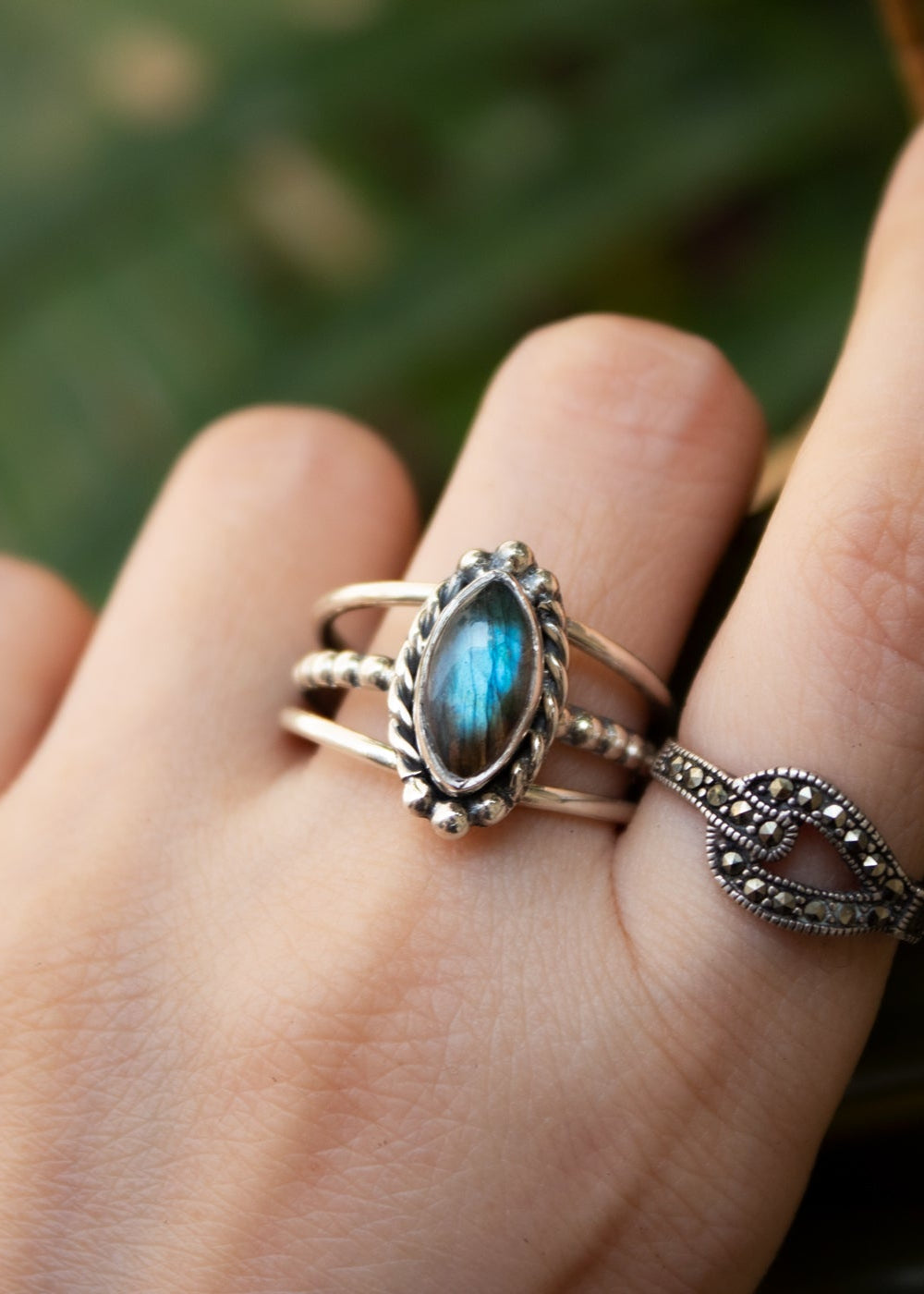 Labradorite Marquise Shape Ring, AR-6708