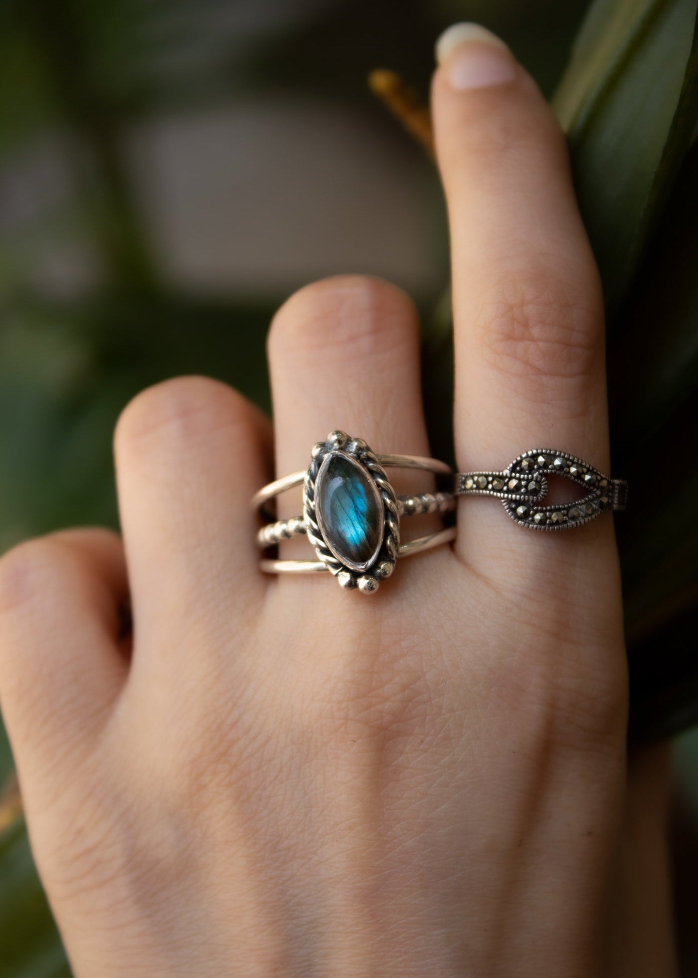 Labradorite Marquise Shape Ring, AR-6708