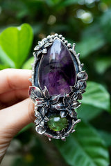 Verdant Vail: Amethyst Ring,  AR-7486