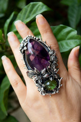 Verdant Vail: Amethyst Ring,  AR-7486