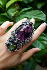 Verdant Vail: Amethyst Ring,  AR-7486