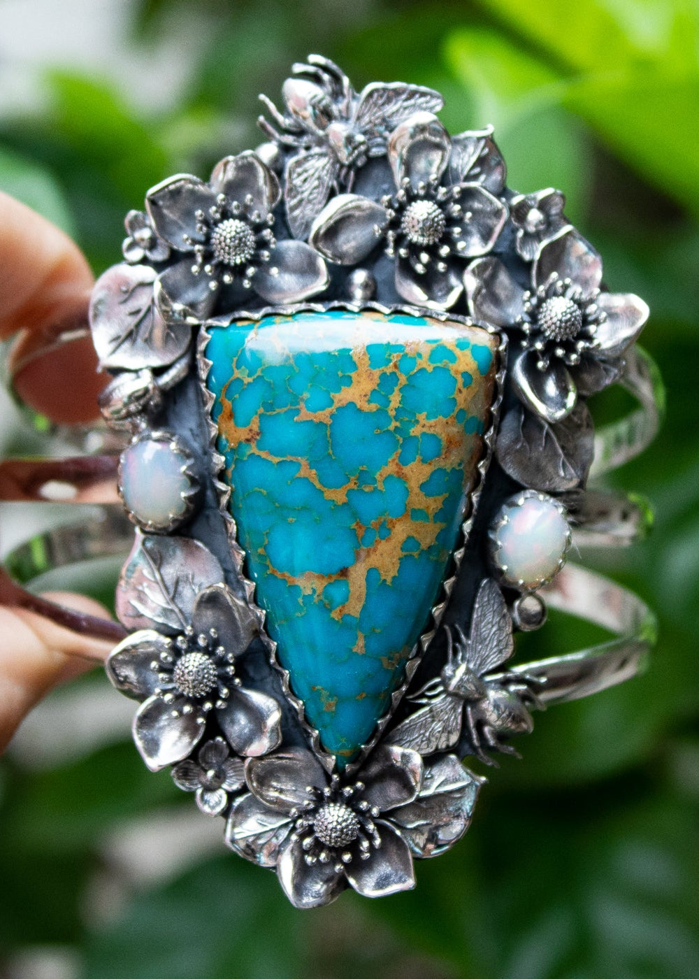 Turquoise Cuff Bracelet, AB-7080