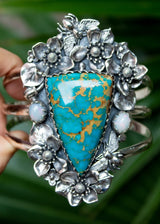 Turquoise Cuff Bracelet, AB-7080