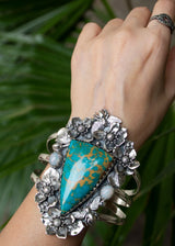 Turquoise Cuff Bracelet, AB-7080