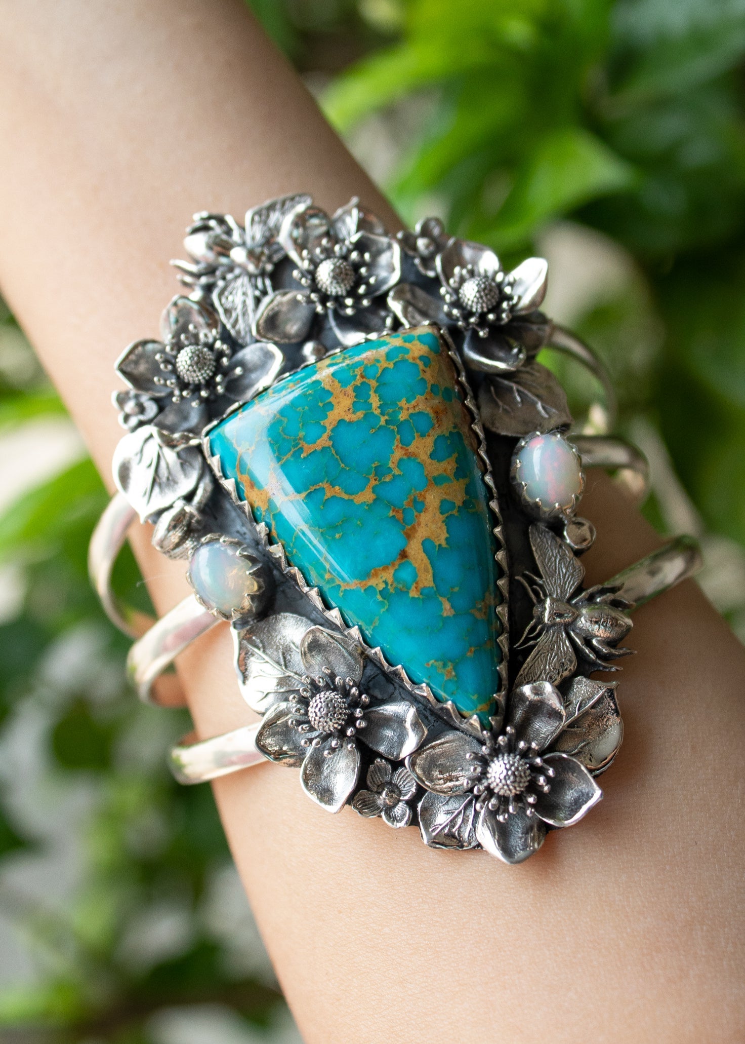 Turquoise Cuff Bracelet, AB-7080