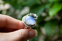 Floral Moonstone Ring, AR-7080