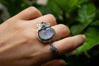 Floral Moonstone Ring, AR-7080