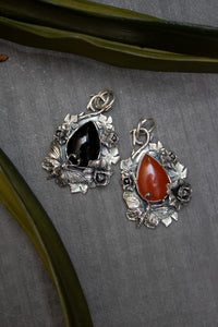 Autumn’s Wing: Carnelian Pendant, AR-7494