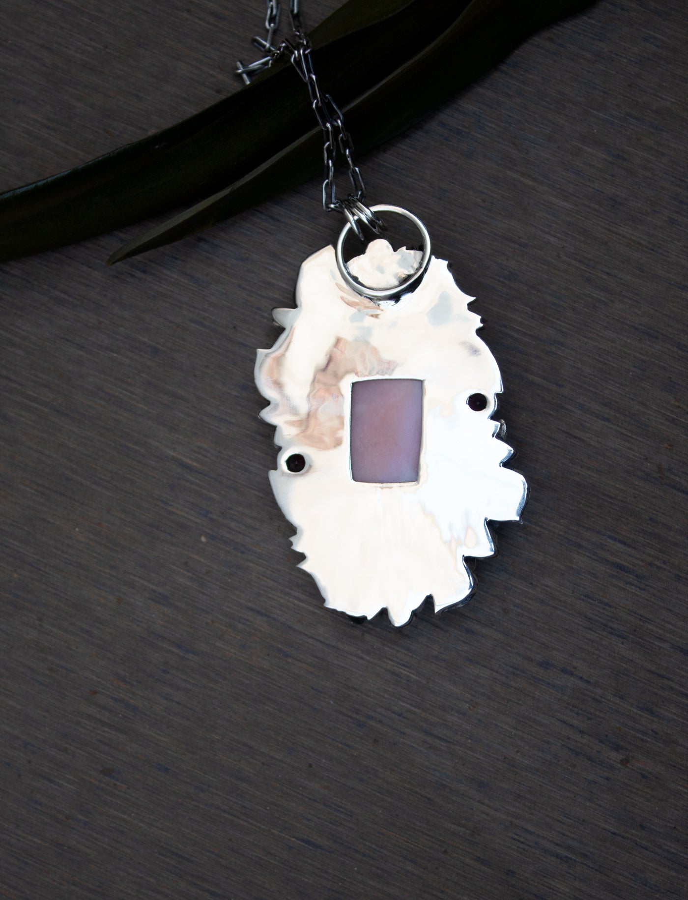 Whispers of the Heart: Pink Opal Pendant, AP-7496