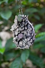 Whispering Wings: Aquamarime Pendant/ Brooch AP-7497