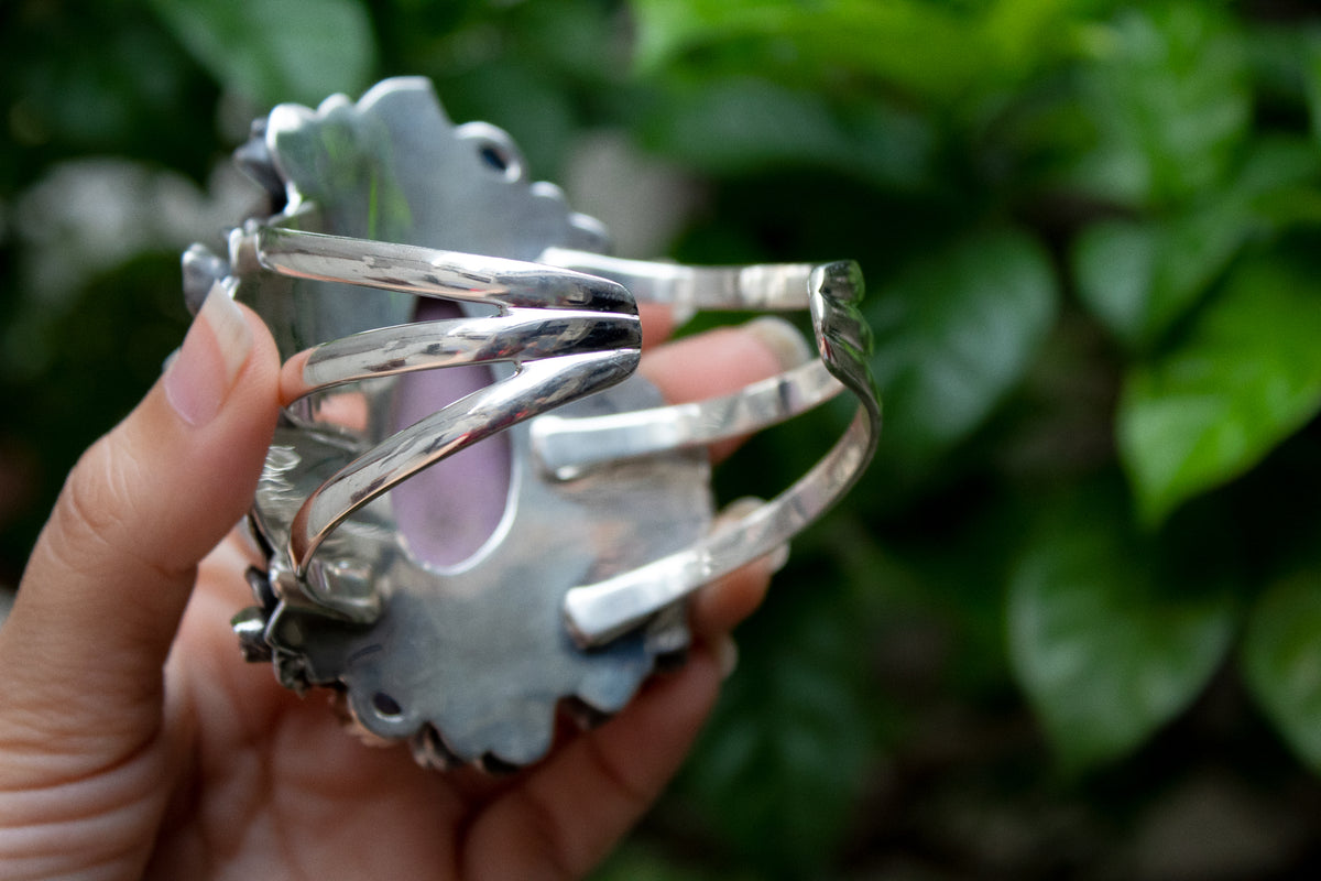 Garden of Serenity Cuff: Phosphosiderite Cuff Bracelet