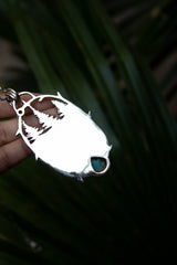 Call of the Pines: Turquoise Pendant, AP- 7498
