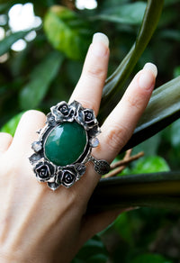 Green Onyx Ring, AR-7511