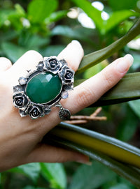 Green Onyx Ring, AR-7511