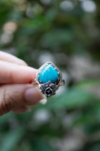 Desert Rose Whisper: Turquoise Ring, AR-7513