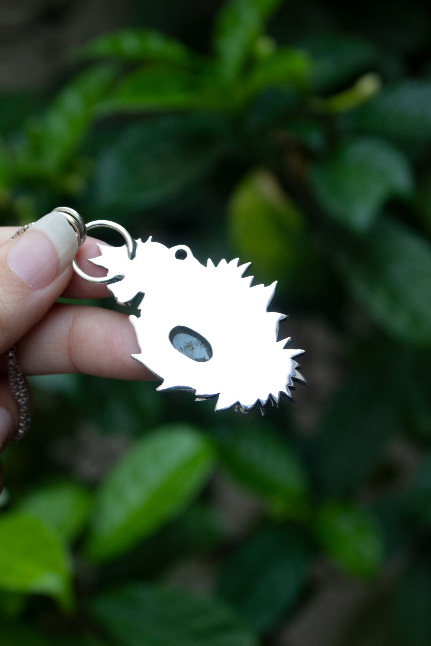 Aquamarine Pendant with Cat: AP-7514