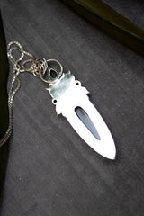 Watcher of the Velvet Night: Black Onyx Pendant, AP- 7512