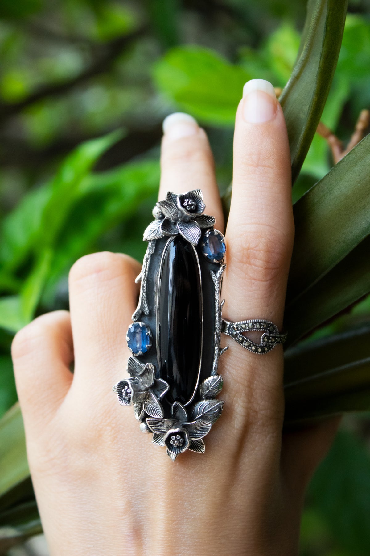 Bague Serpent Onyx Noir AR-6585