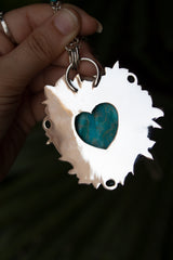 Heart of the Horizon: Turquoise Pendant, AP- 7526