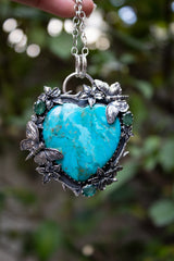 Heart of the Horizon: Turquoise Pendant, AP- 7526