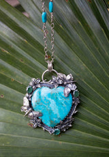 Heart of the Horizon: Turquoise Pendant, AP- 7526