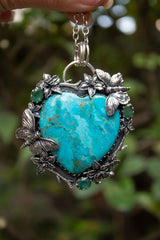Heart of the Horizon: Turquoise Pendant, AP- 7526