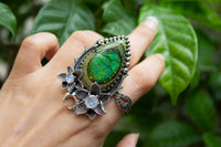 Opal Dreamscapes Botanical Ring, AR- 7111