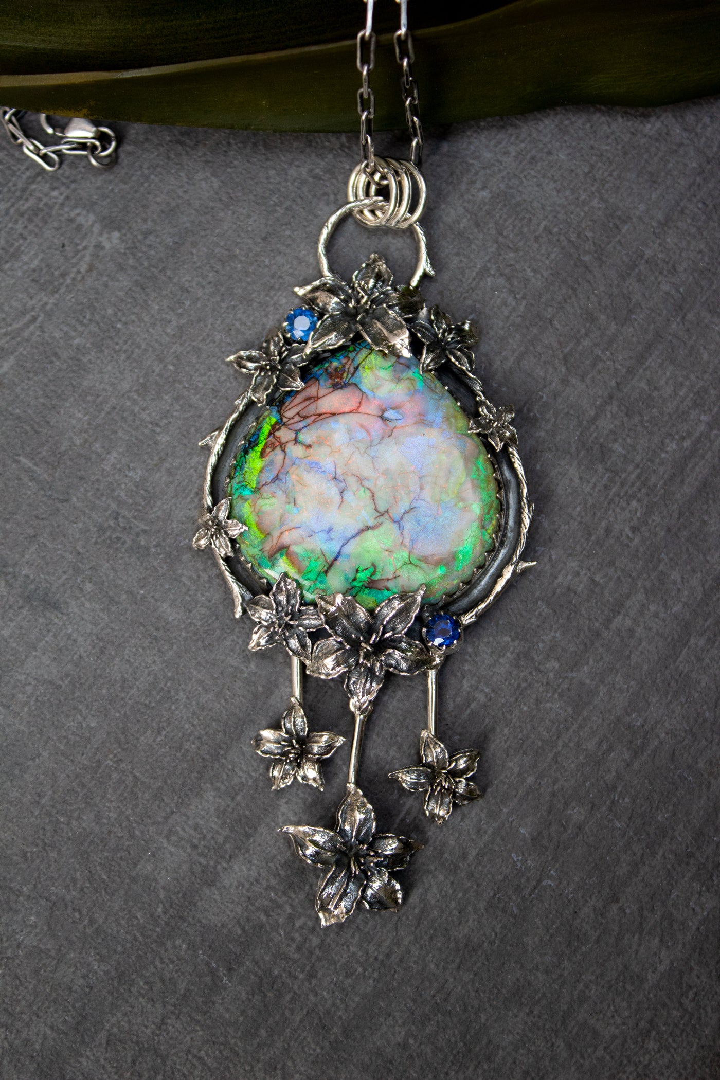 Aurora Garden: Monarch Opal Pendant, AP- 7525