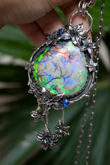 Aurora Garden: Monarch Opal Pendant, AP- 7525