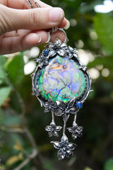 Aurora Garden: Monarch Opal Pendant, AP- 7525