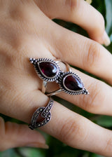 Garnet Ring, January Birthstone AR-6802