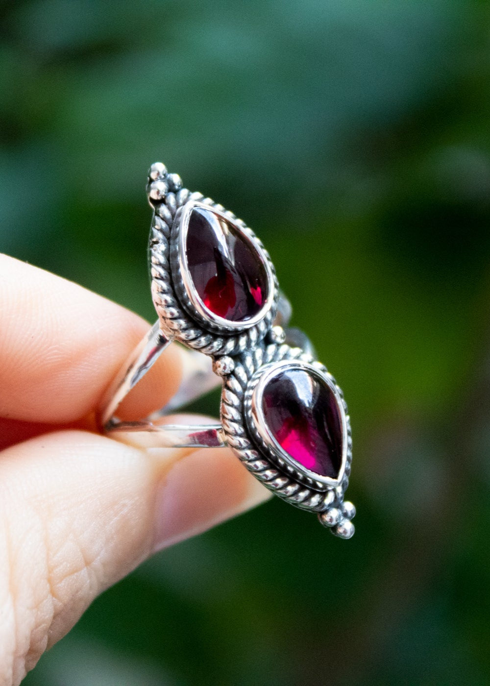 Garnet Ring, January Birthstone AR-6802