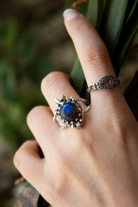 Anillo Celestial Labradorita, AR-6726