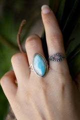 Anillo Larimar Forma Marquesa, AR-6722