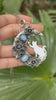 Lunar Sonata: Sterling Silver Half Moon Pendant with Cat, AP- 7032