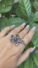 Whispering Bloom - Sterling Silver Floral Ring, AR- 7384