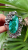 Serpent in Bloom – Chrysocolla Statement Ring, AR-7597