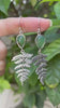 Ancient Forest Fern – Chrysoprase Drop Earrings, AE-7722