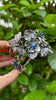 Twilight Garden - Sterling Silver & Kyanite Cuff Bracelet, AB-7620